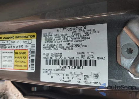 2014 Ford Fusion Se z USA, uszkodzony, nr VIN 1FA6P0H76E5391095